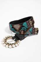 Lola Embroidered Belt By Leatherock At Free People